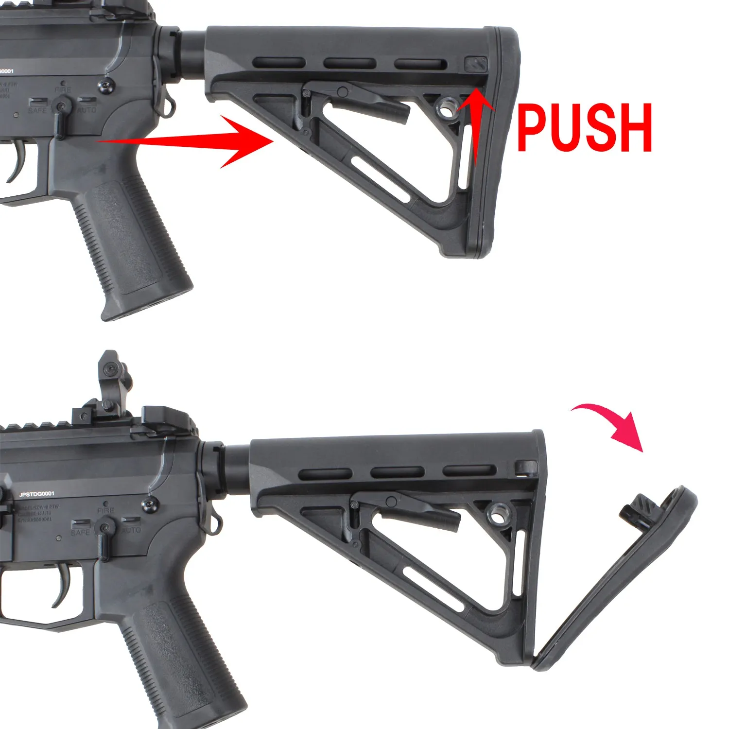 S&T Challenger M4 URX4 M-LOK 5 replică AEG neagră