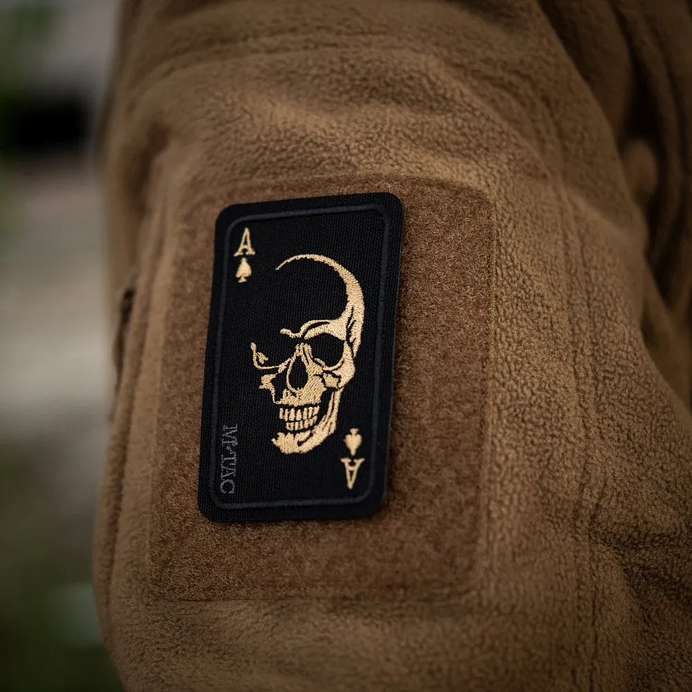 M-Tac Face of War patch negru portocaliu velcro