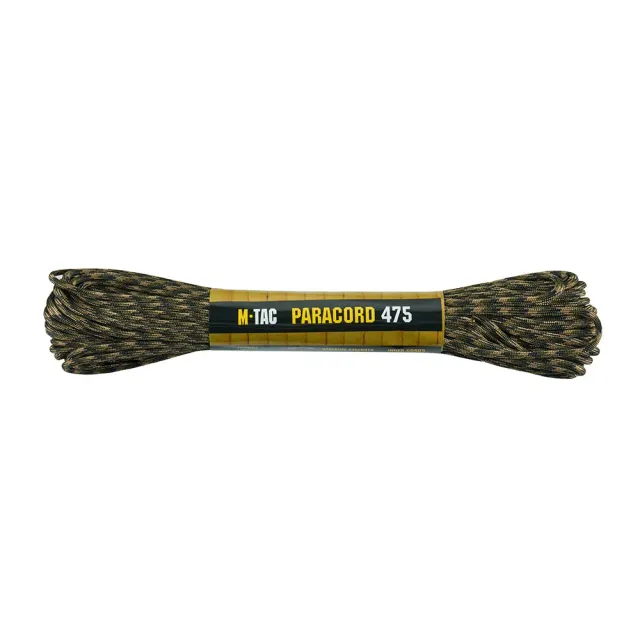 M-Tac 475 paracord 15m Woodland Marpat rezistent