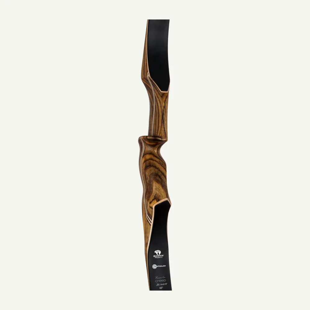 Bearpaw Penthalon Creed arc recurve 60" lemn