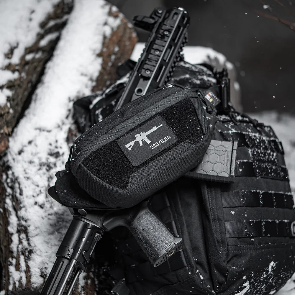M-Tac AR-15 patch 223/5,56 black grey velcro