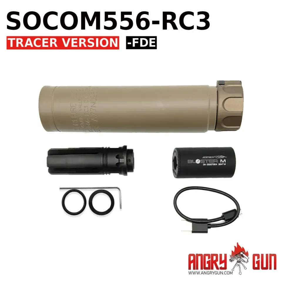 ANGRYGUN SOCOM556-RC3 amortizor tracer negru Blaster