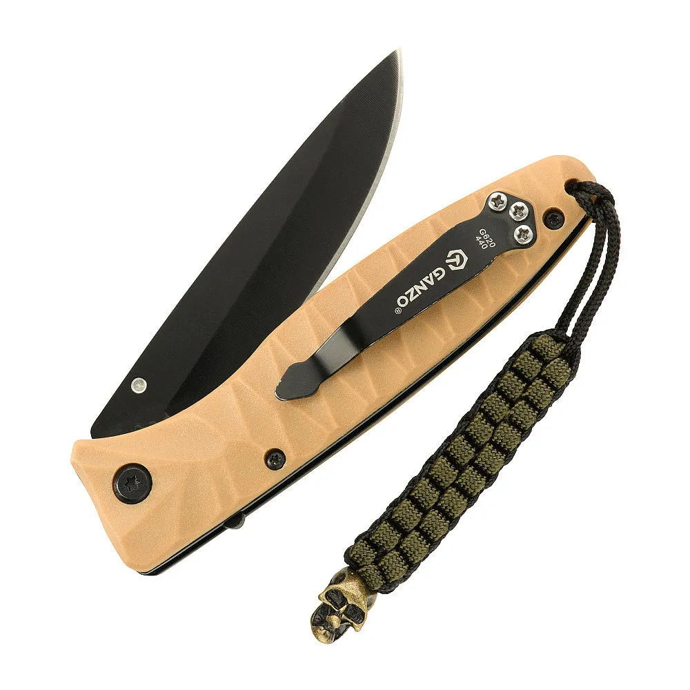 M-Tac Cuboid Skull snur cutit Negru Olive 14 cm
