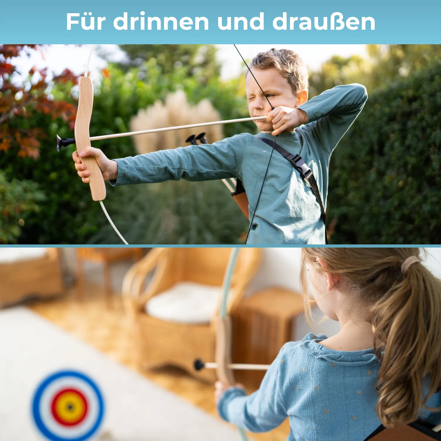 Bearpaw Bowrilla Takedown set arc copii fibra lemn