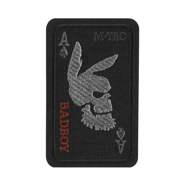 M-Tac Bad Boy patch as de pica negru Cordura