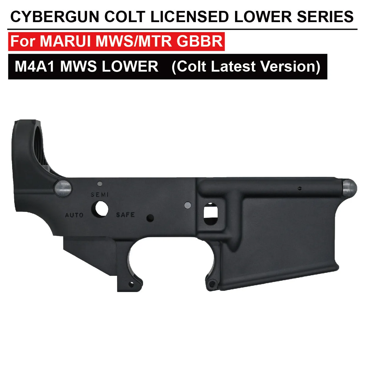 Angry Gun Colt M4A1 lower receiver TM MWS aluminiu