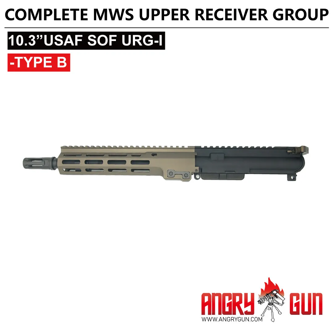 Angry Gun URG-I 10.3 inch USAF SOF Type B upper receiver TM MWS
