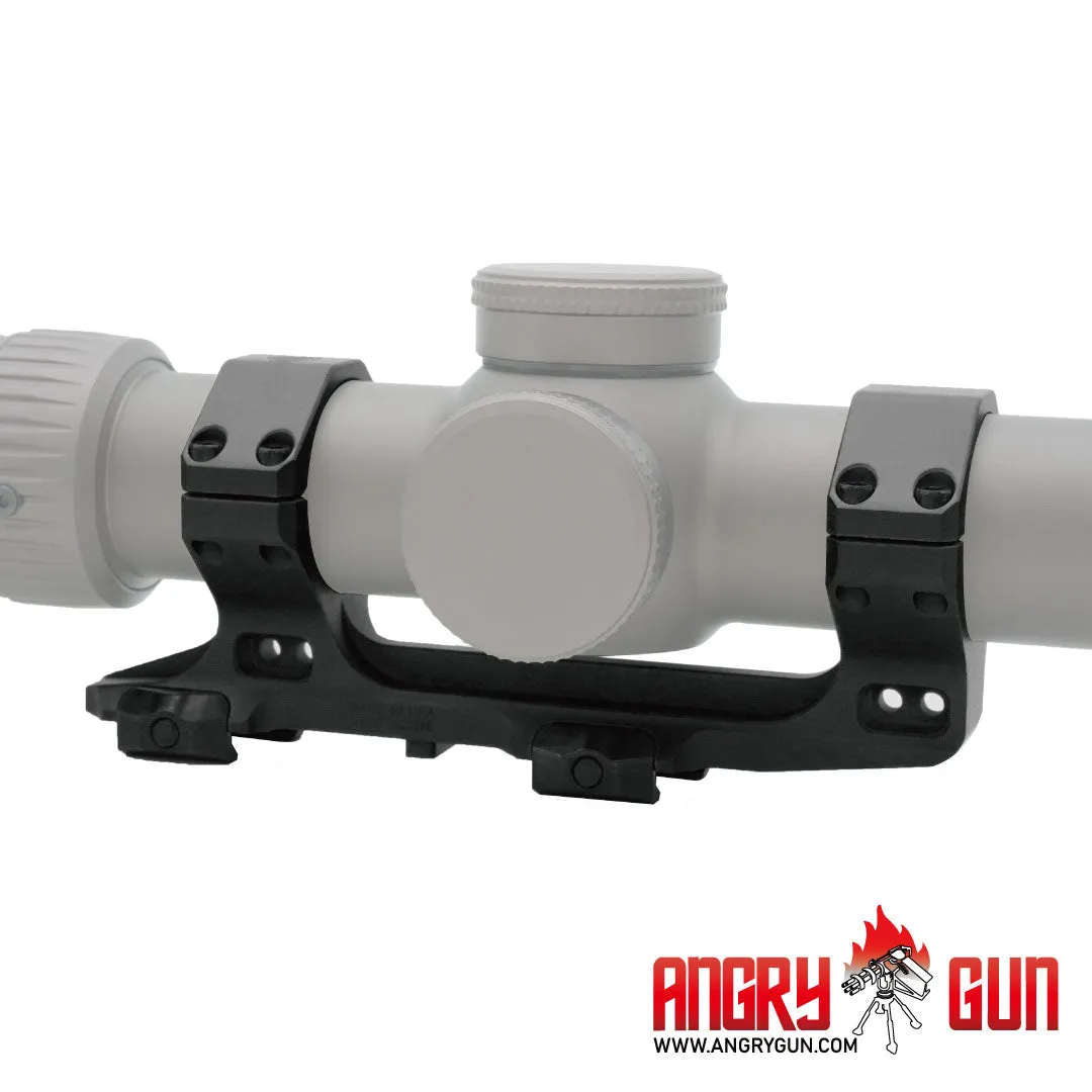 AngryGun AUS montaj luneta 34 mm 1,54 inch negru