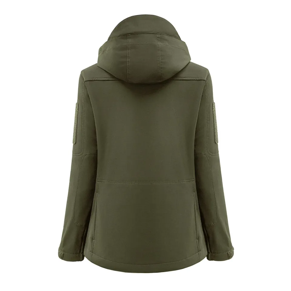 M-Tac Lady Soft Shell geaca olive microfleece