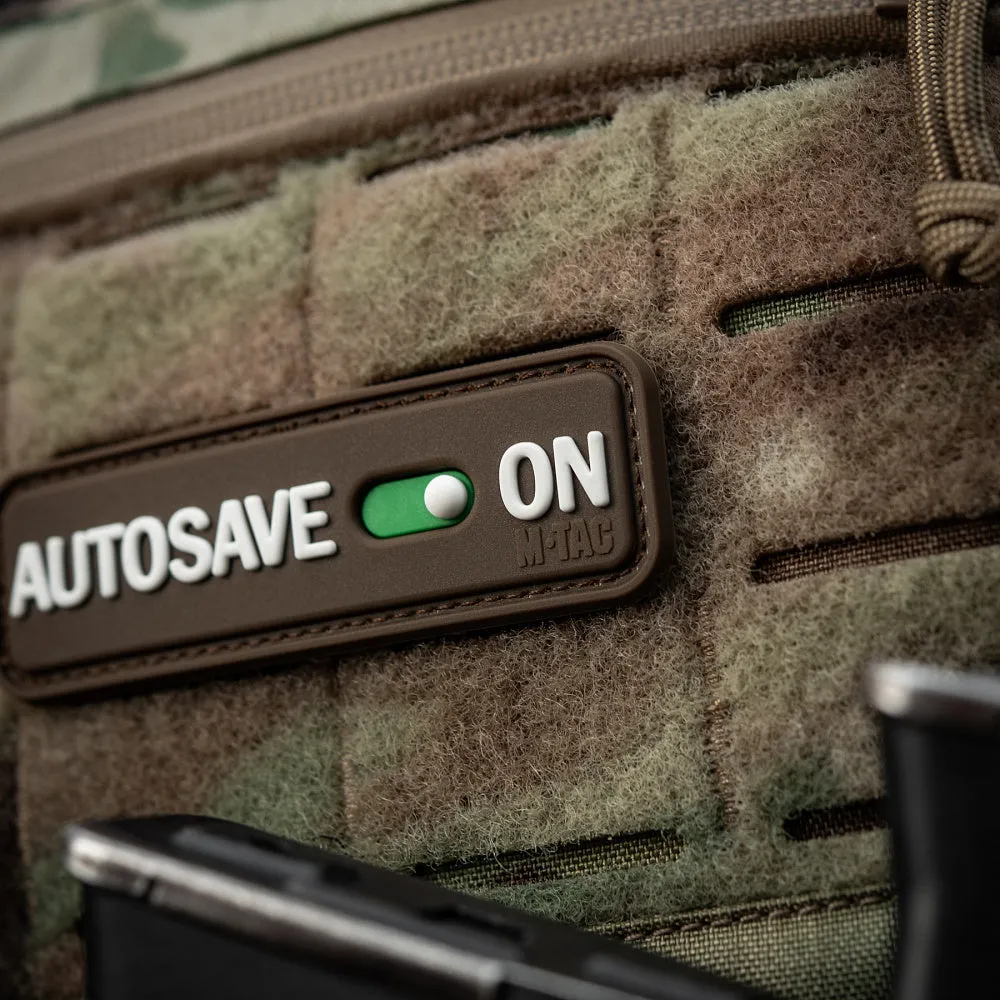 M-Tac Autosave patch PVC coyote 8x2,5 cm