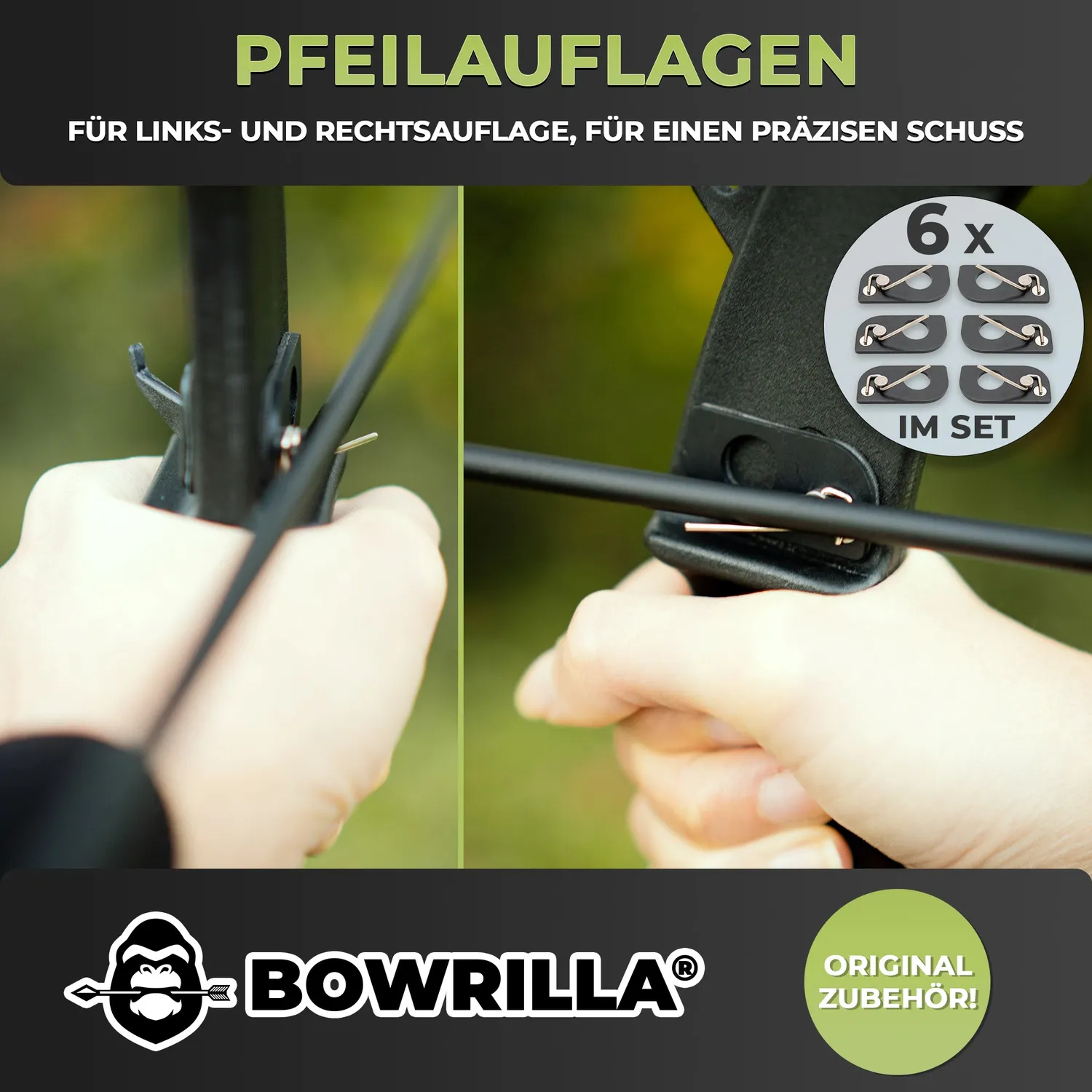 Bowrilla suport sageata magnetic inox set 6 bucati