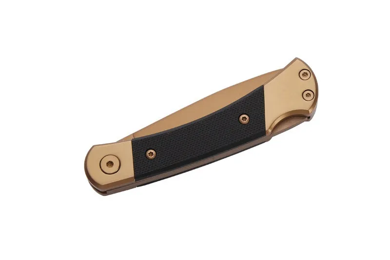 Herbertz Taschenmesser Titan Rosegold D2 Small briceag pliabil