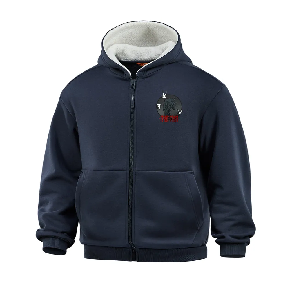 M-Tac The Way Hanorac Bumbac Indigo Blue cu Fermoar