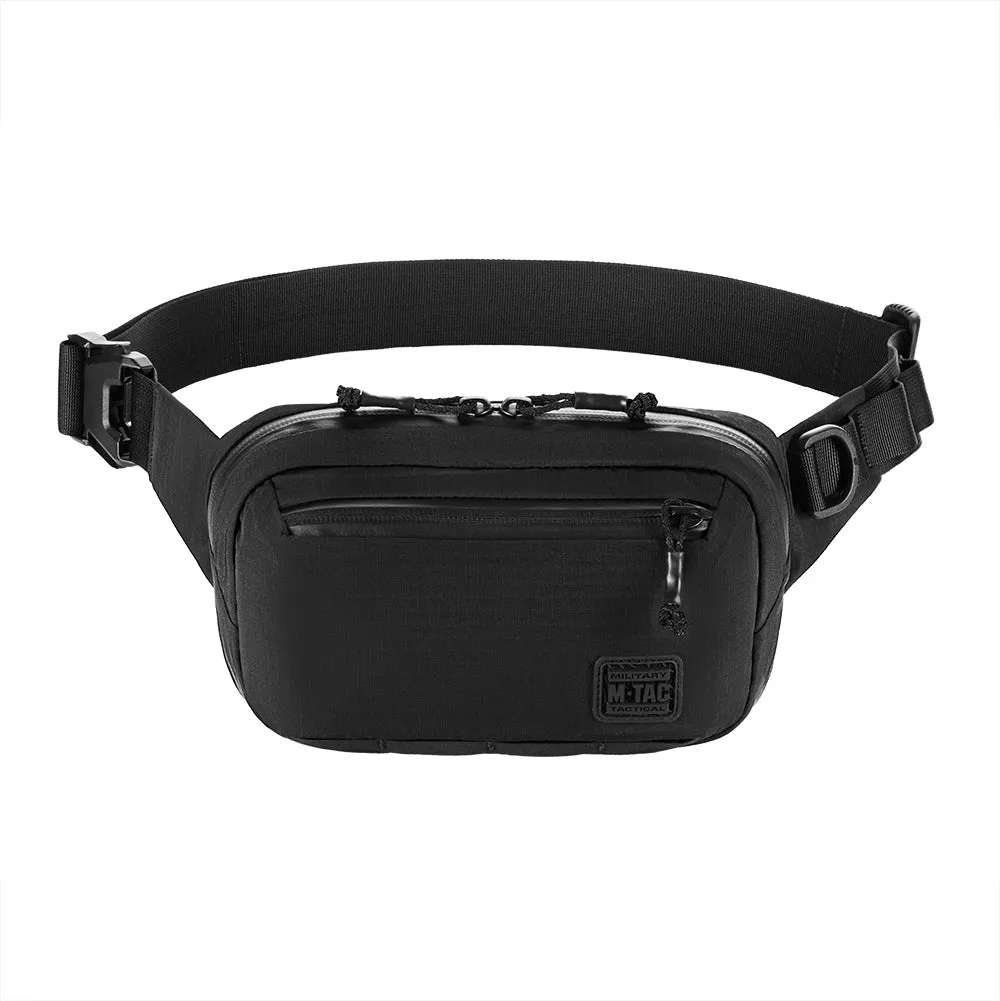 M-Tac City Waist Bag Lite-NR Elite borsetă negru impermeabilă