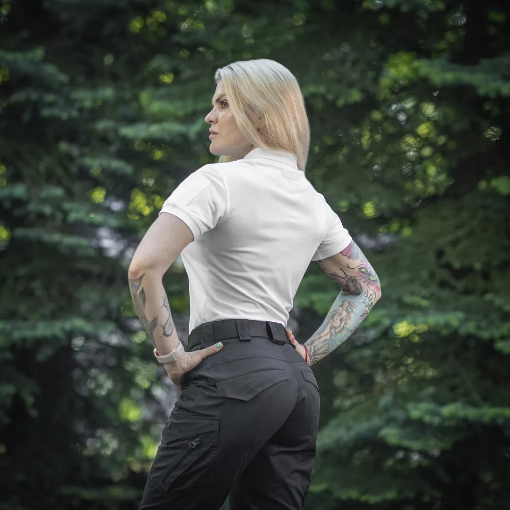 M-Tac Lady 65/35 tricou polo alb femei bumbac