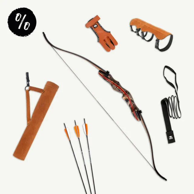 Penthalon Beginner Adults Small set arc recurve RH