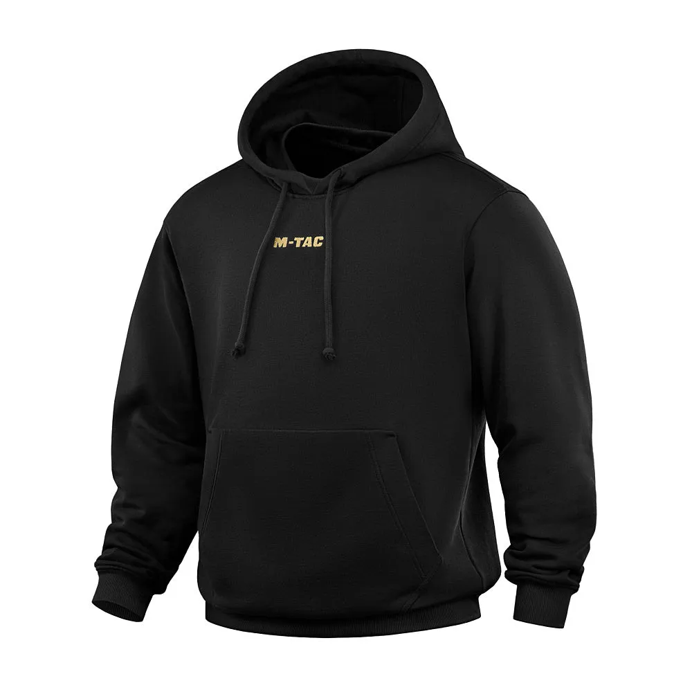 Hanorac M-Tac Worn to the Bone negru oversize bumbac