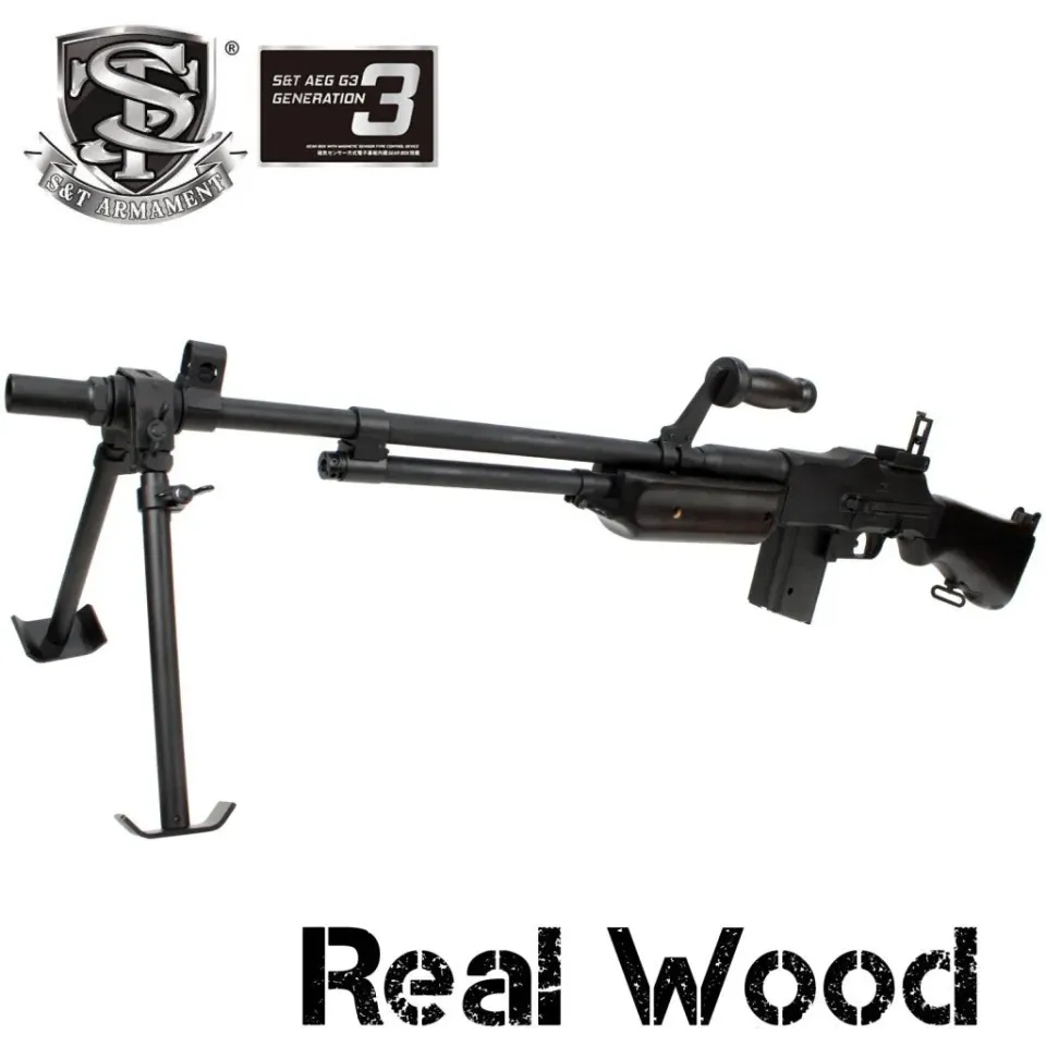 S&T M1918 BAR G3 pușcă airsoft electrică lemn real