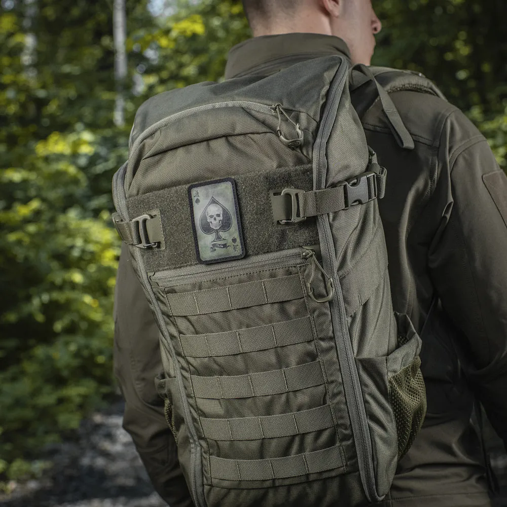M-Tac Ace of Spades patch morale Ranger Green Cordura