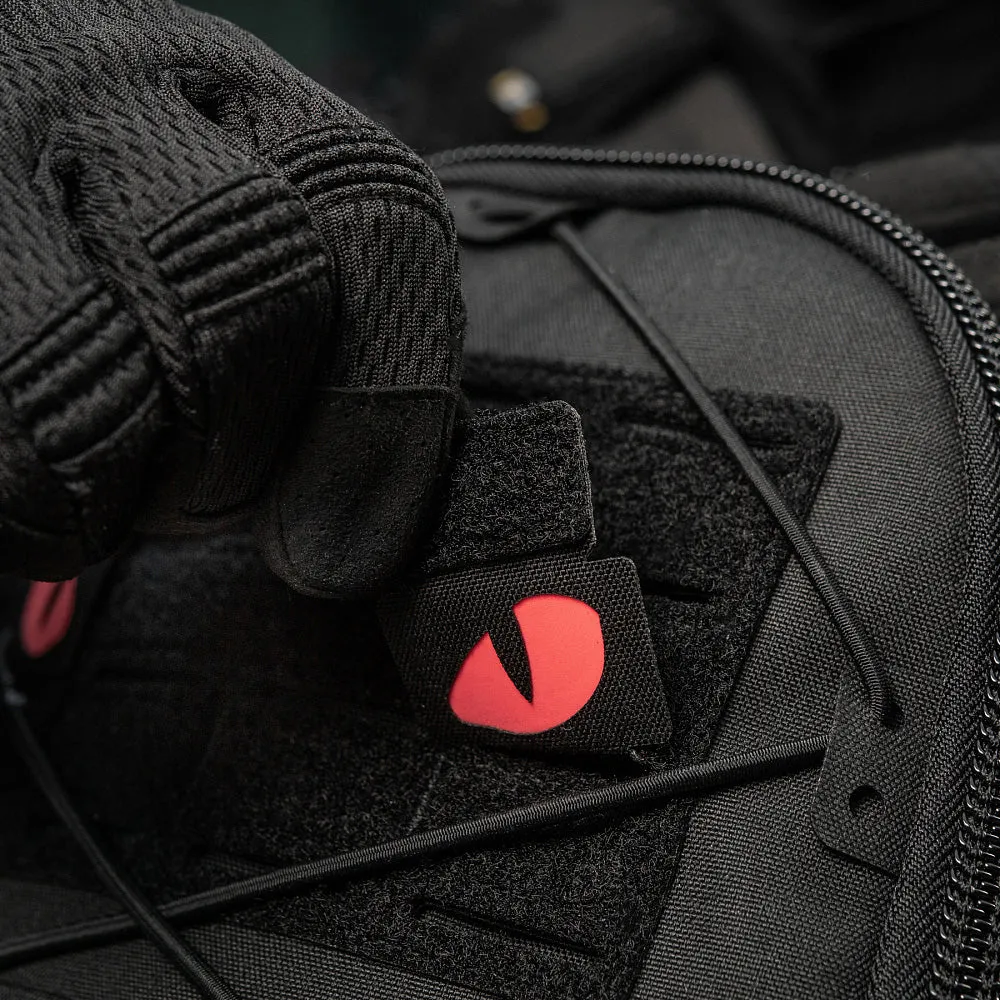 M-Tac Ochi Tigru patch Black/Red fotoluminiscent