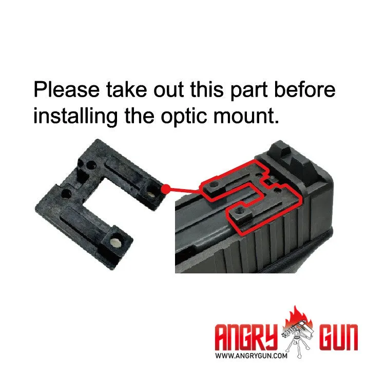 ANGRYGUN OPF-G RMR/SRO placă optic G17 Gen5 MOS