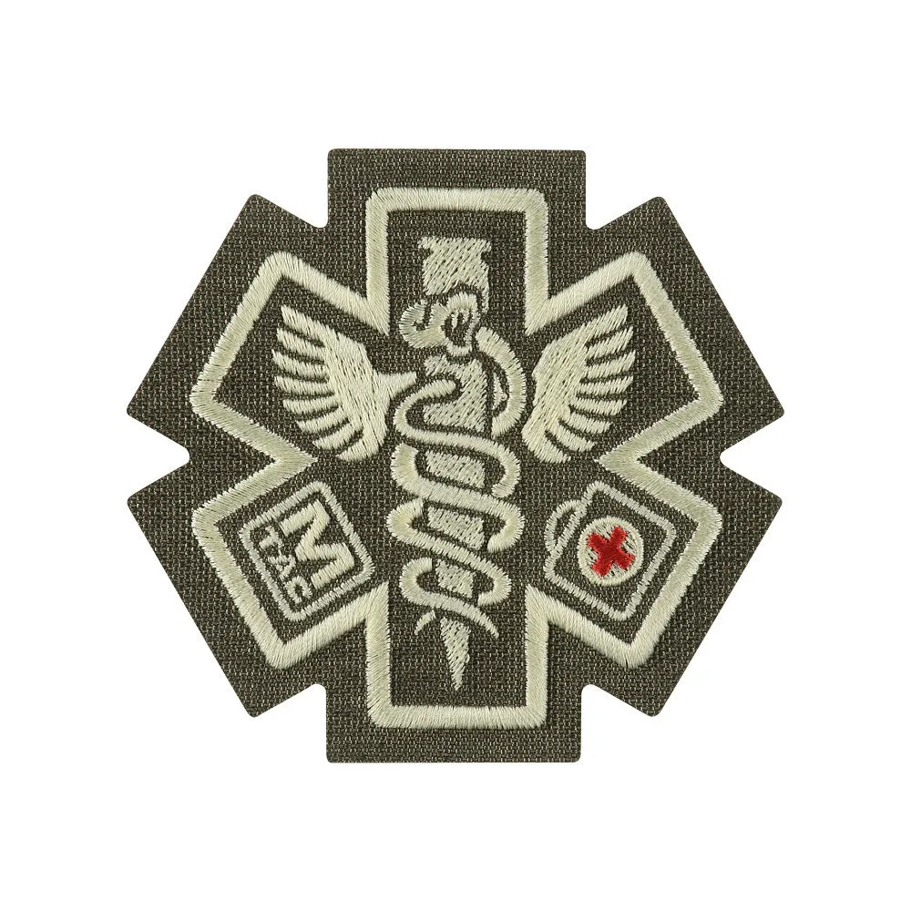 M-Tac Paramedic patch brodat ranger green Steaua Vietii