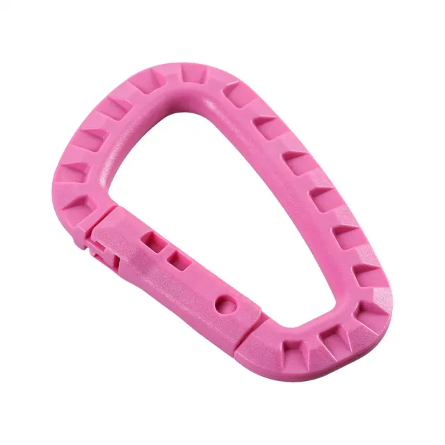 M-Tac carabiniera plastic roz vibrant pentru rucsac si chei