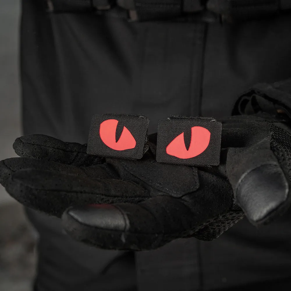 M-Tac Ochi Tigru patch Black/Red fotoluminiscent