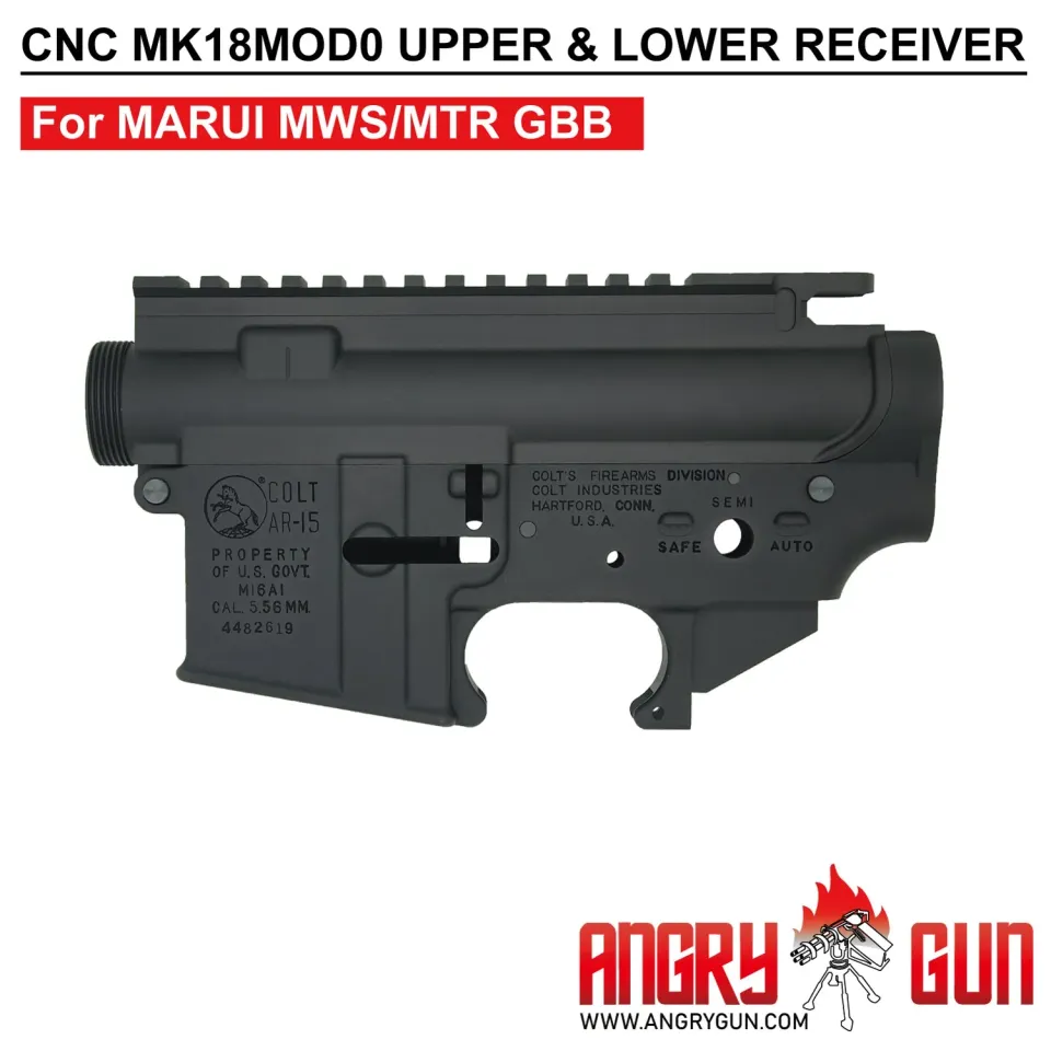 ANGRYGUN MK18 Mod0 receiver set CNC Marui MWS MTR