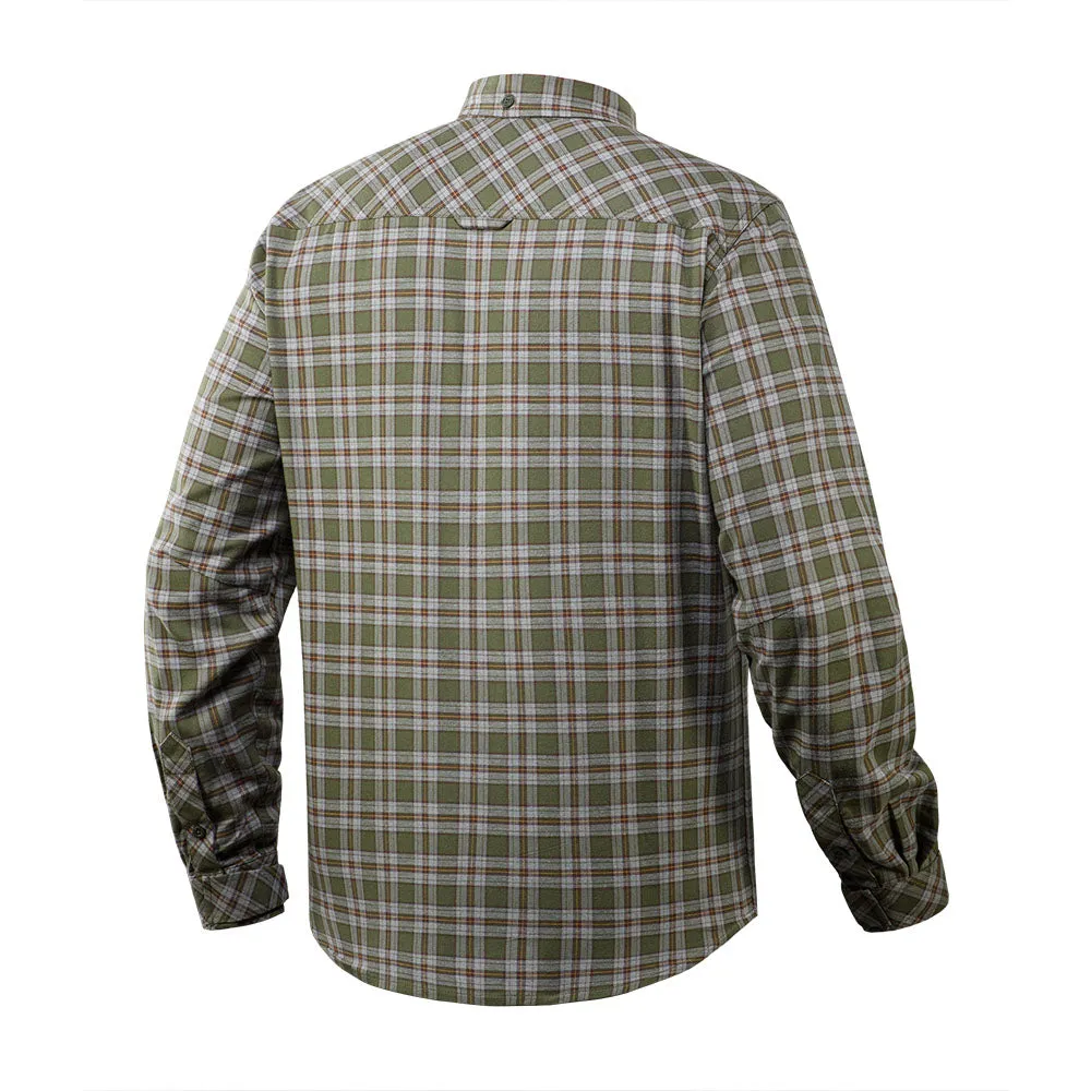 M-Tac Lumberjack camasa bumbac olive/gri oversize