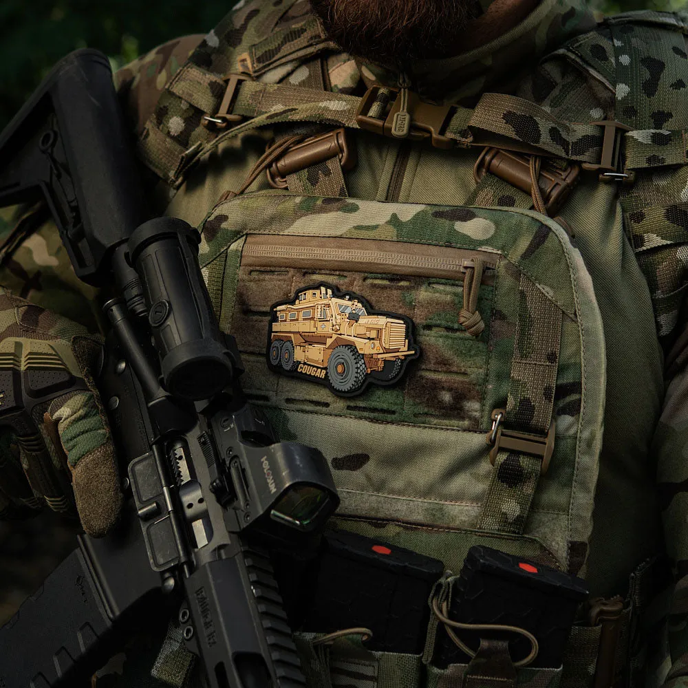 M-Tac Cougar patch PVC MRAP 3D velcro