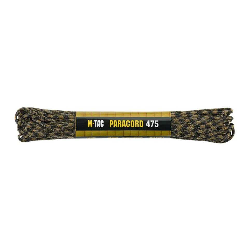 M-Tac 475 paracord negru-coyote 15 m rezistent