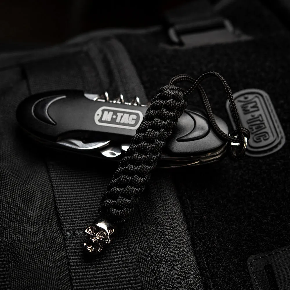M-Tac Helix Skull snur cutit negru 14 cm paracord