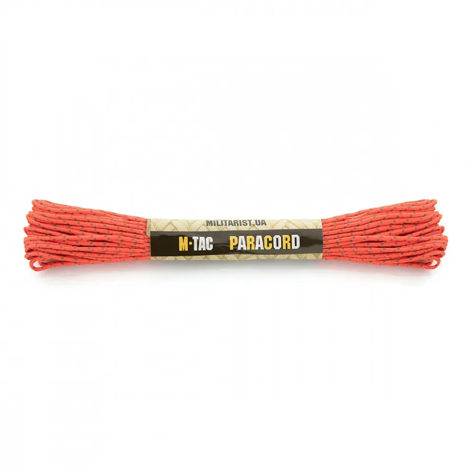 M-Tac Minicord Reflectiv paracord 15m portocaliu